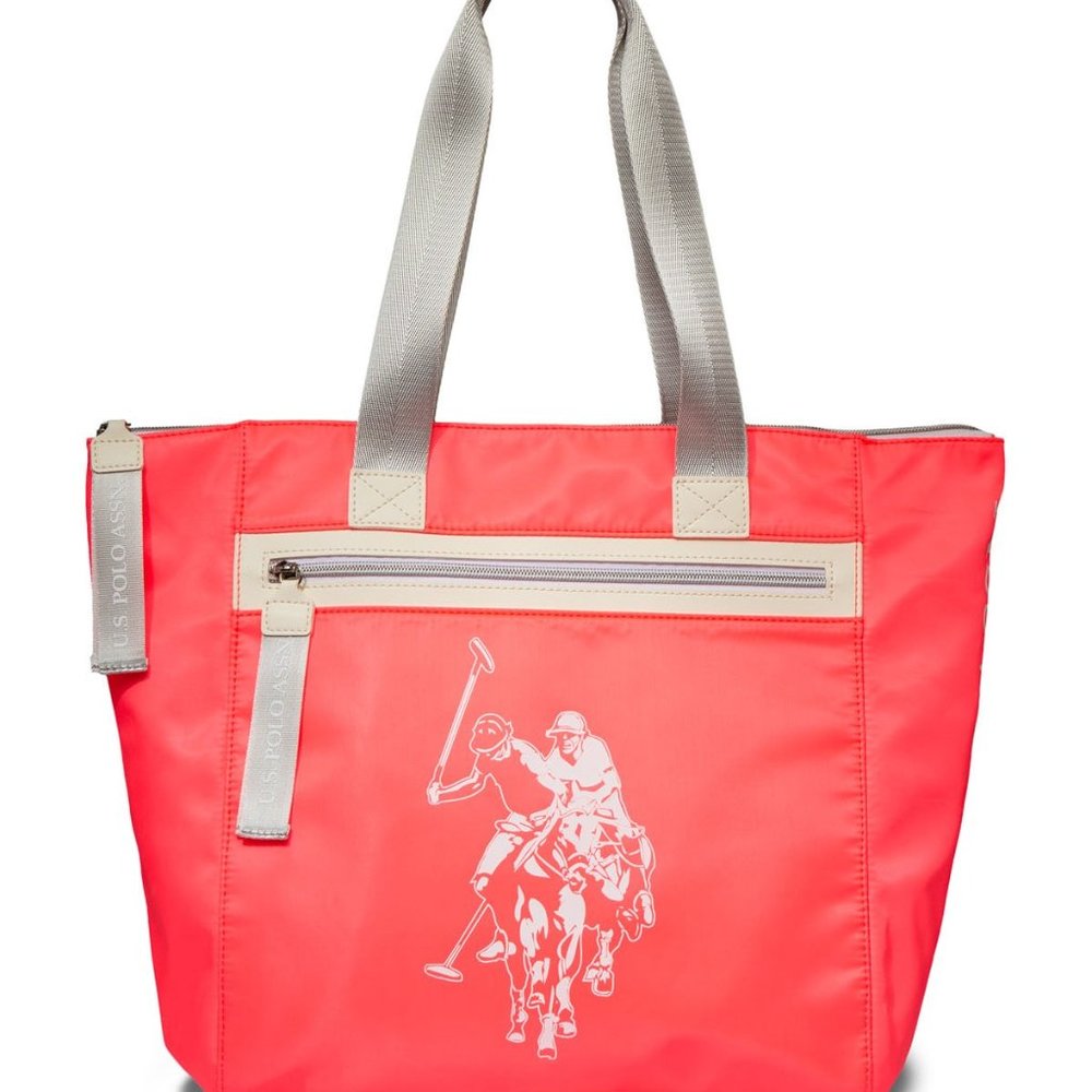 U.S POLO ASSN. NYLON LOGO TOTE BAG